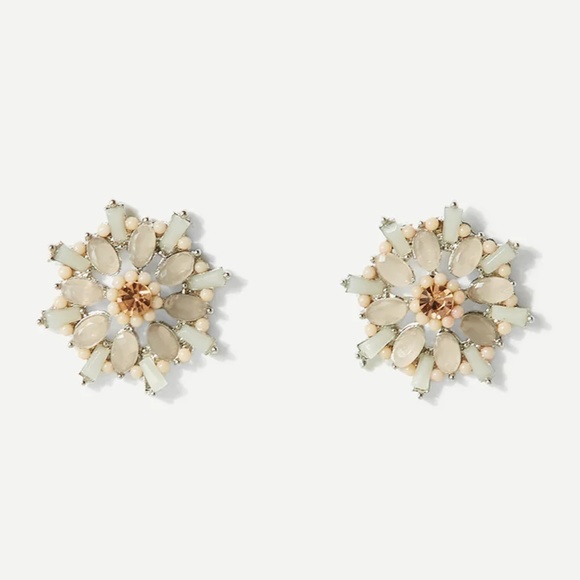 ELEANOR Pastel Rhinestone Earrings - Picture 2 of 4